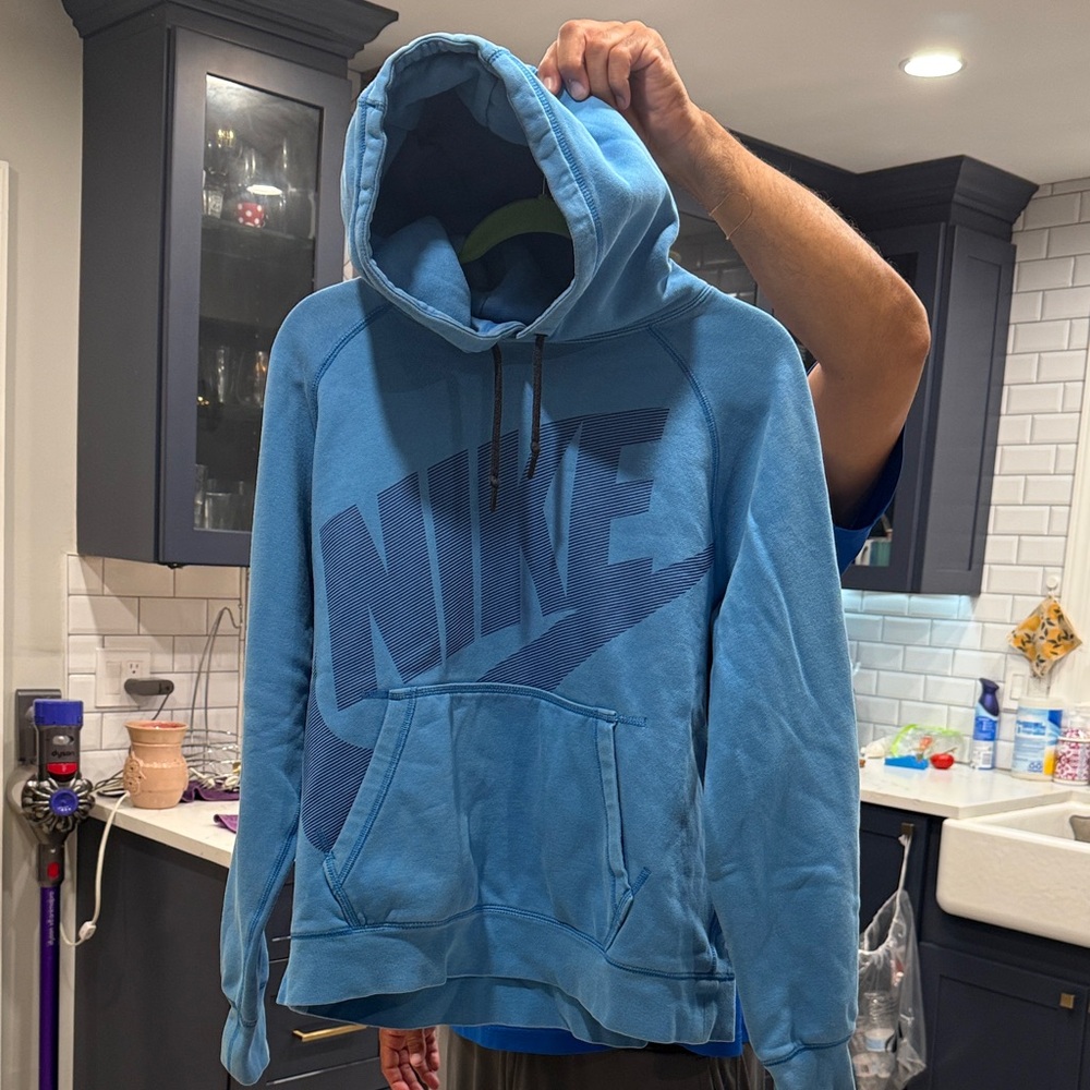 Nike Men's Sky Blue Hoodie